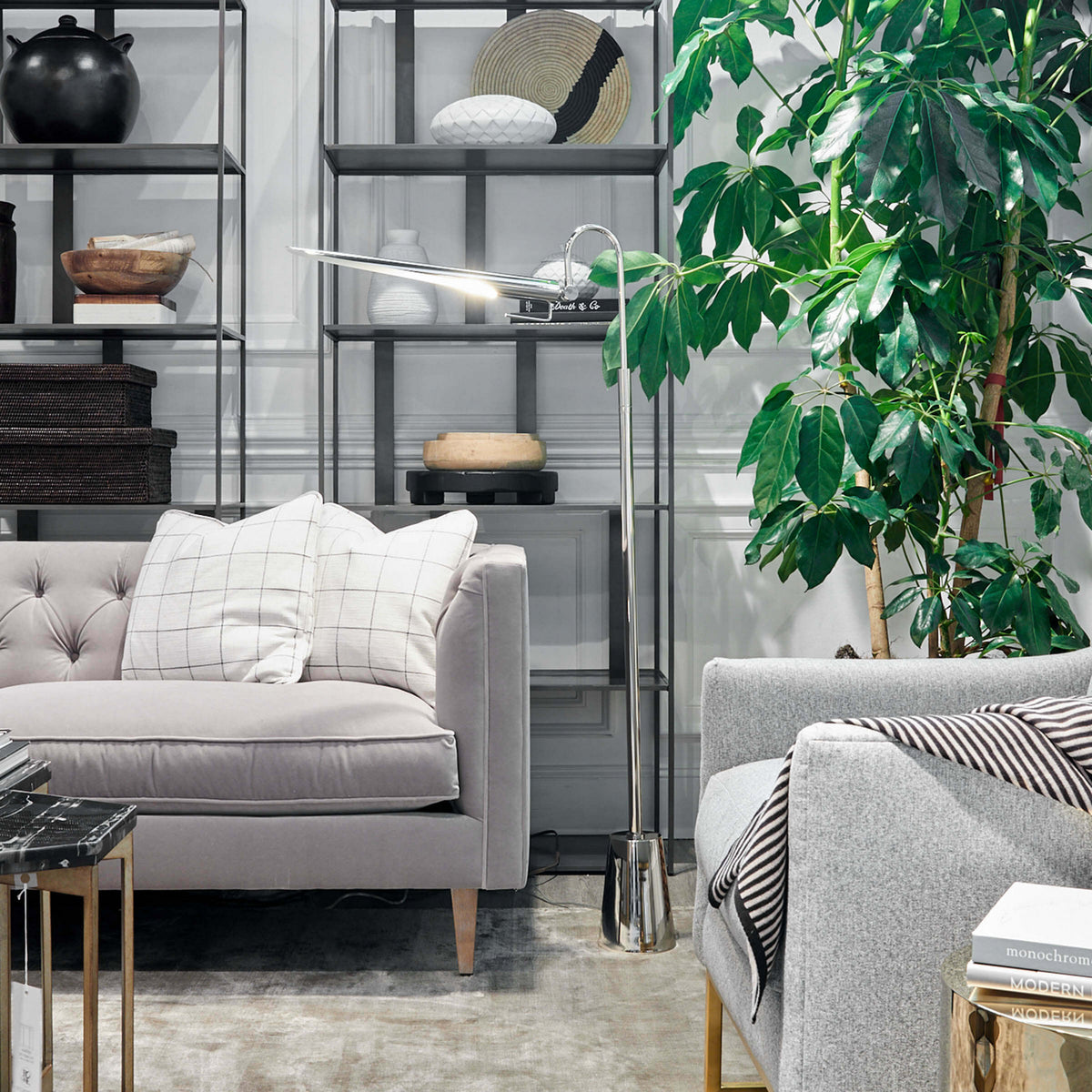 Raven One Light Floor Lamp
