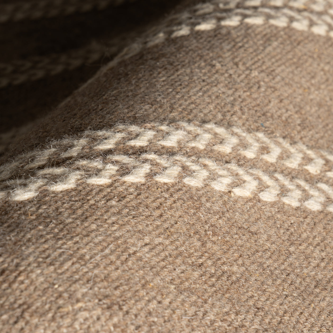 Nate Berkus York Striped Wool Cozy Area Rug