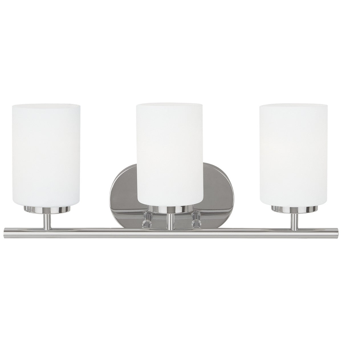 Oslo 3-Light Bath Sconce — Cased Opal Etched