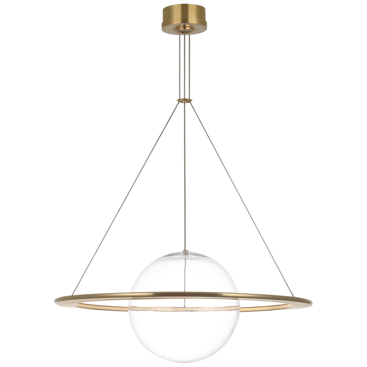 Cosmos 28" Ring and Orb Chandelier
