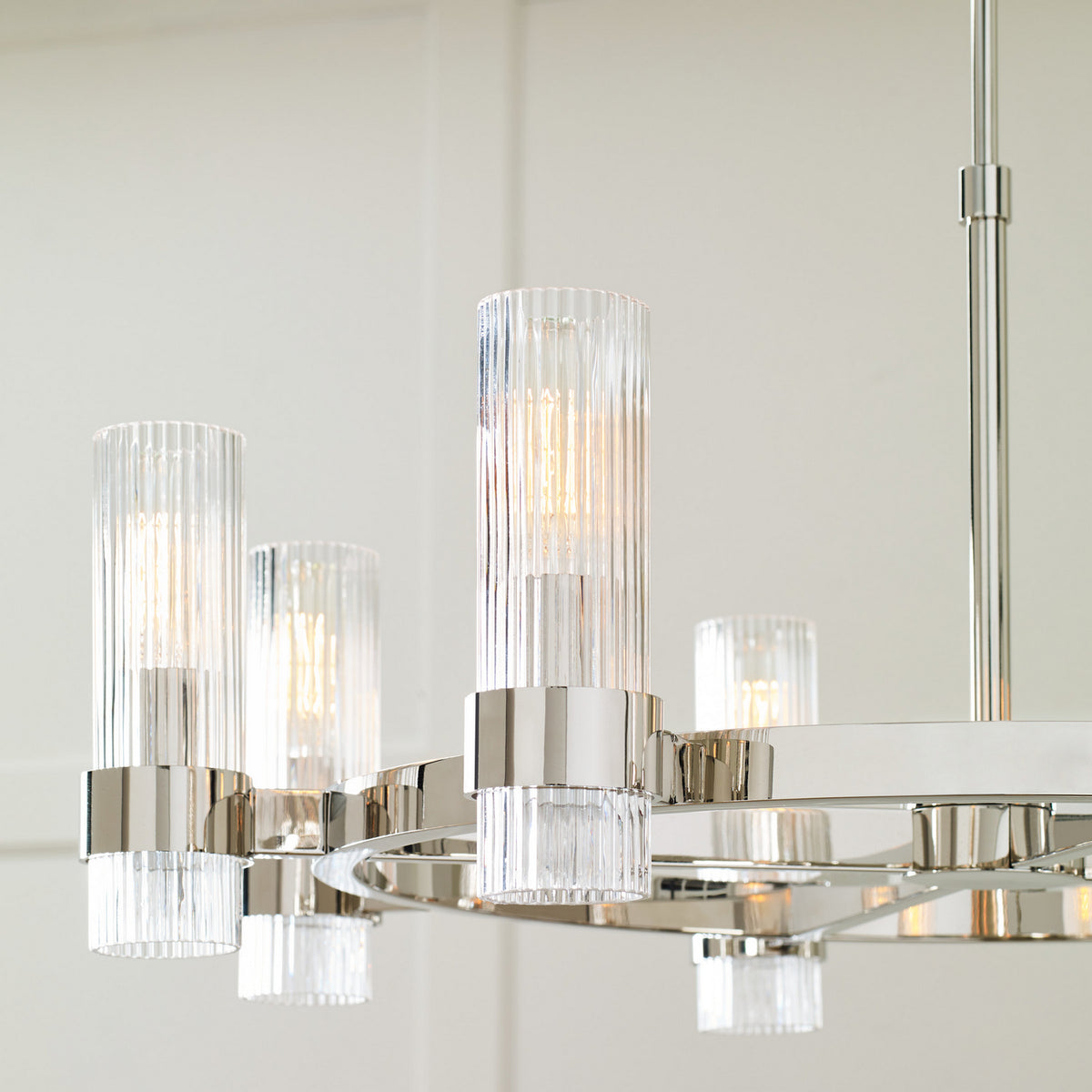 Eight Light Chandelier — 33"