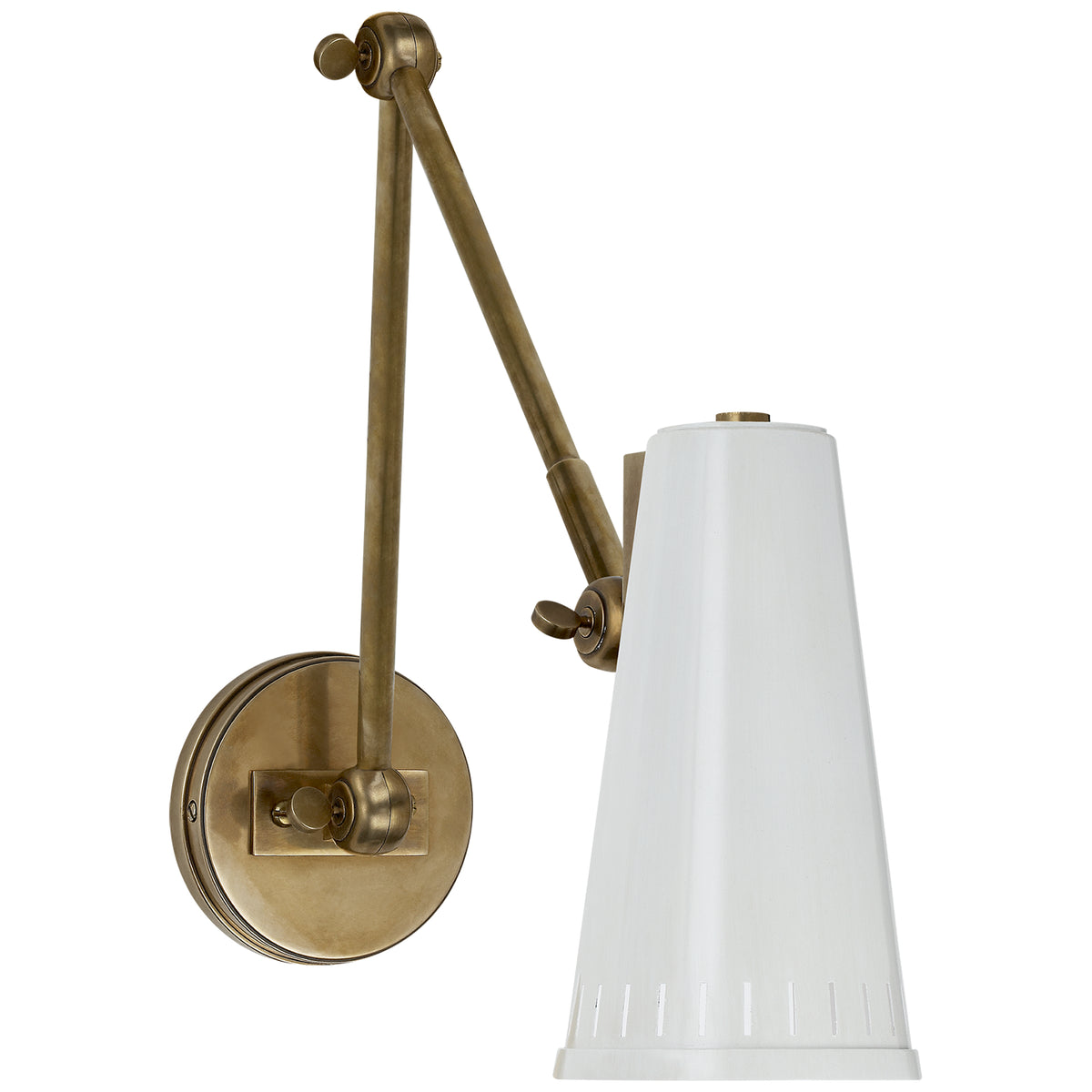 Antonio Adjustable Two Arm Wall Lamp