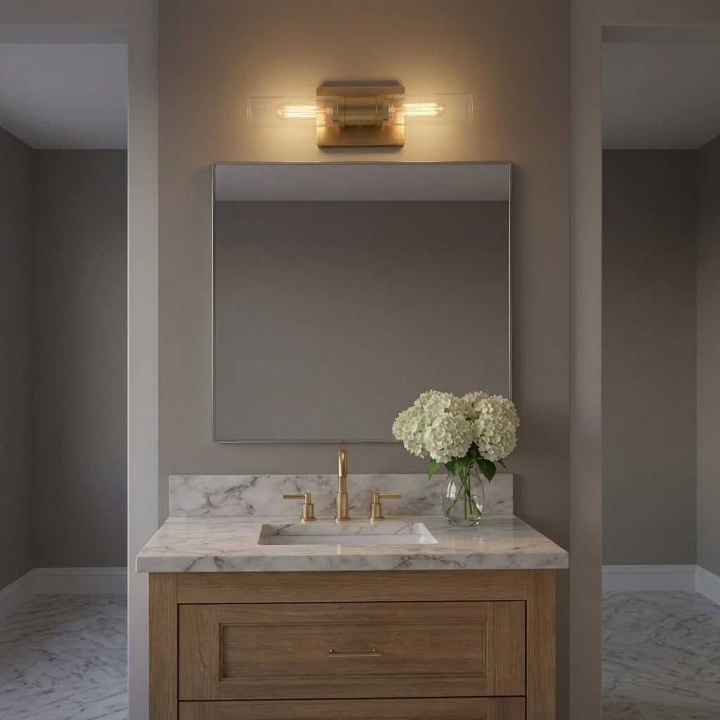 Keaton 16" Bath Sconce — Crackle