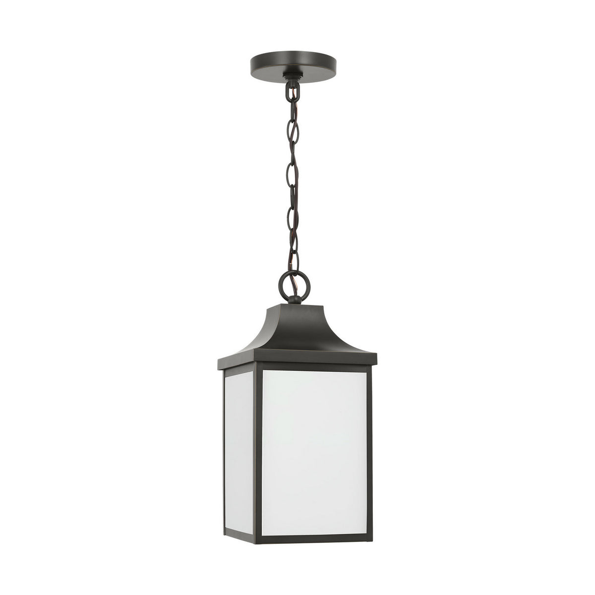Saybrook 15" Hanging Lantern — Smooth White