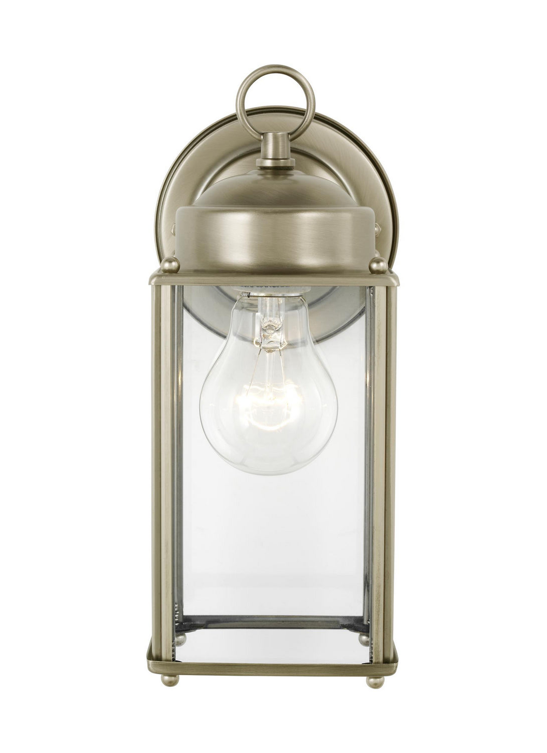 New Castle Medium Wall Lantern — Clear
