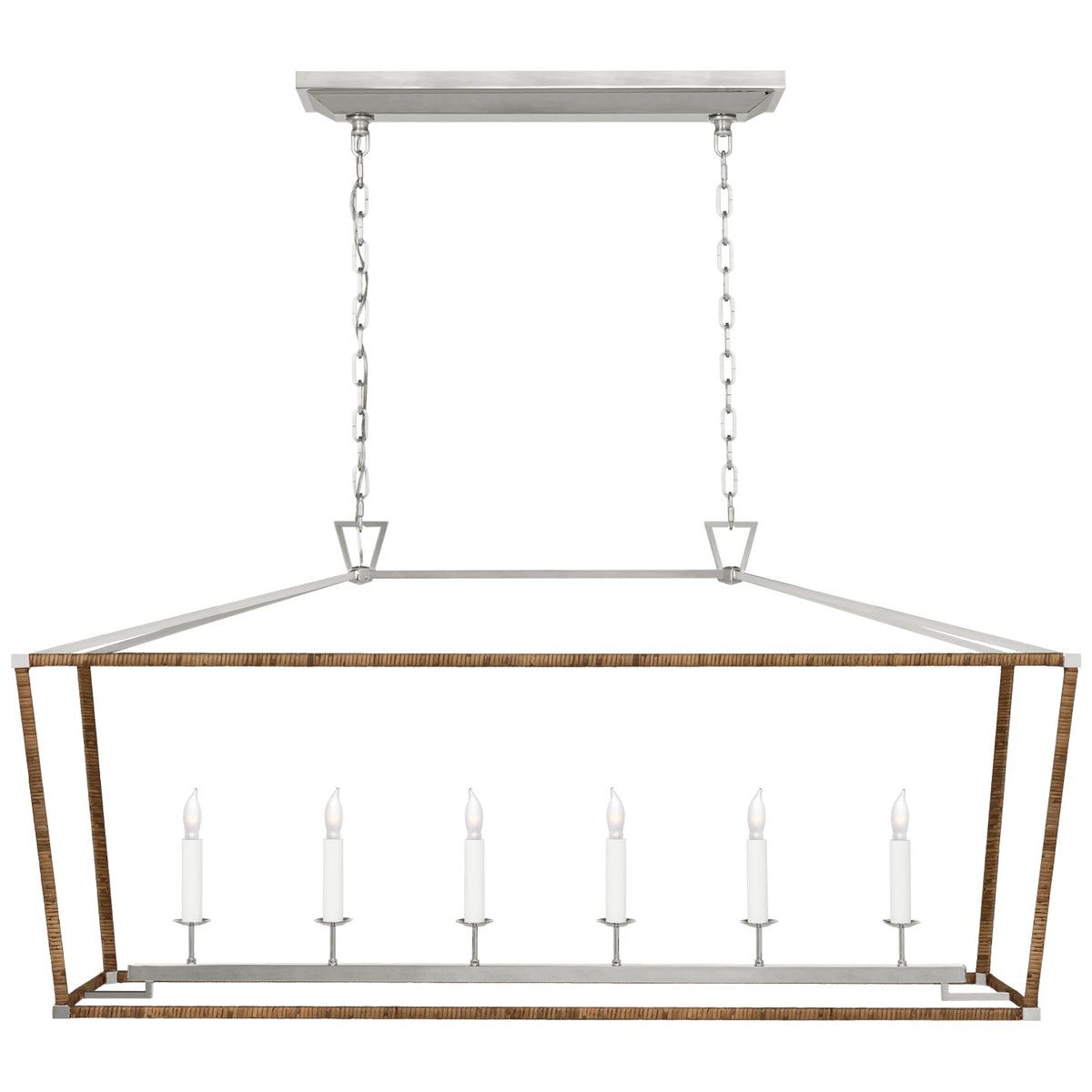 Darlana Wrapped LED Linear Lantern — 6 Light