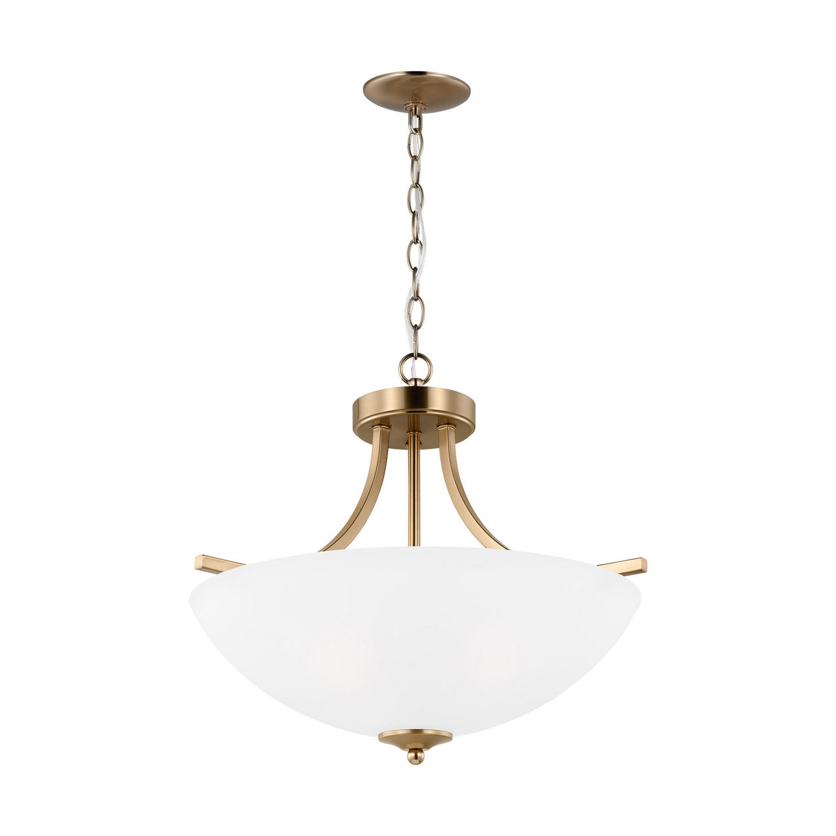 Geary Three Light Semi Flush Mount