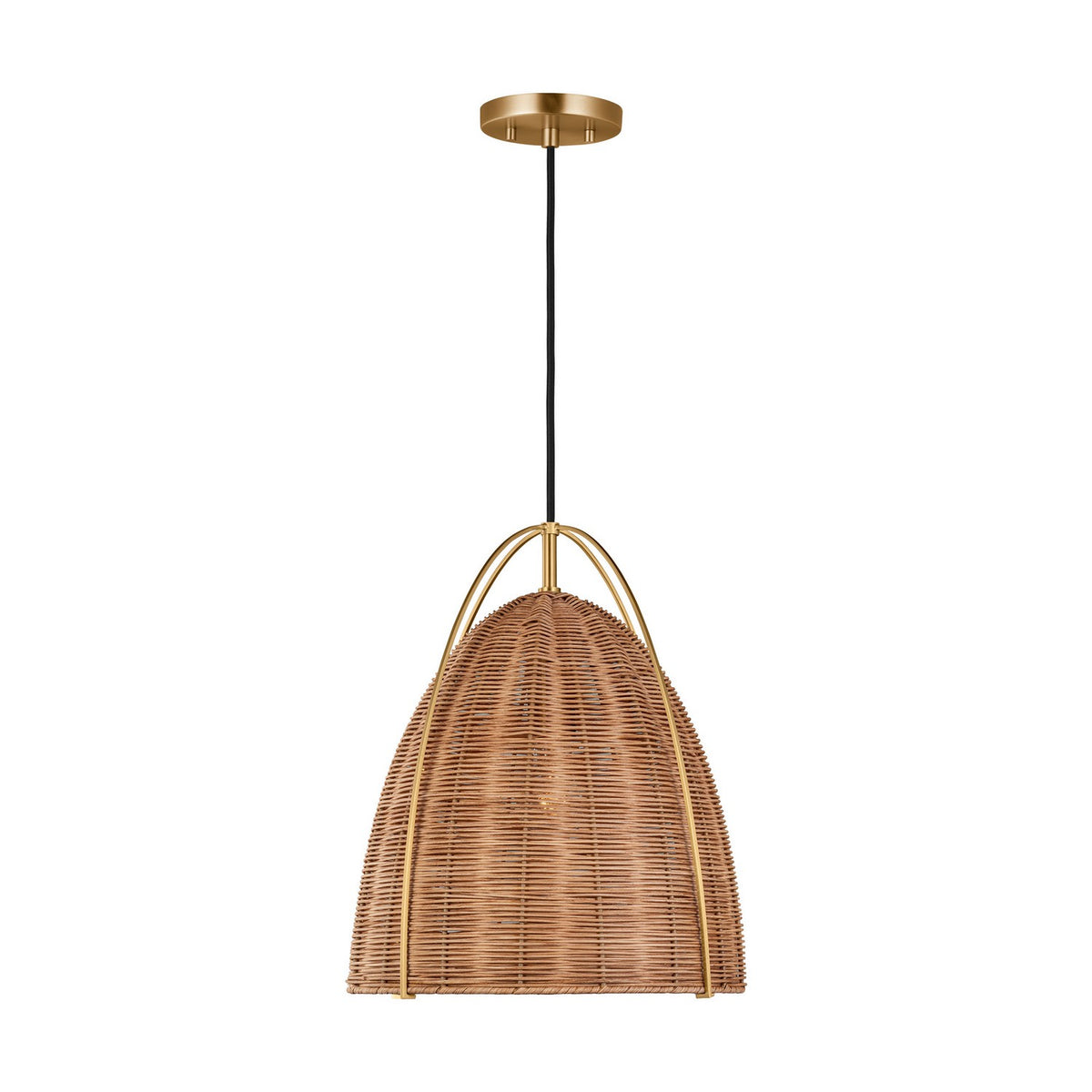 Norman Medium Wicker Pendant