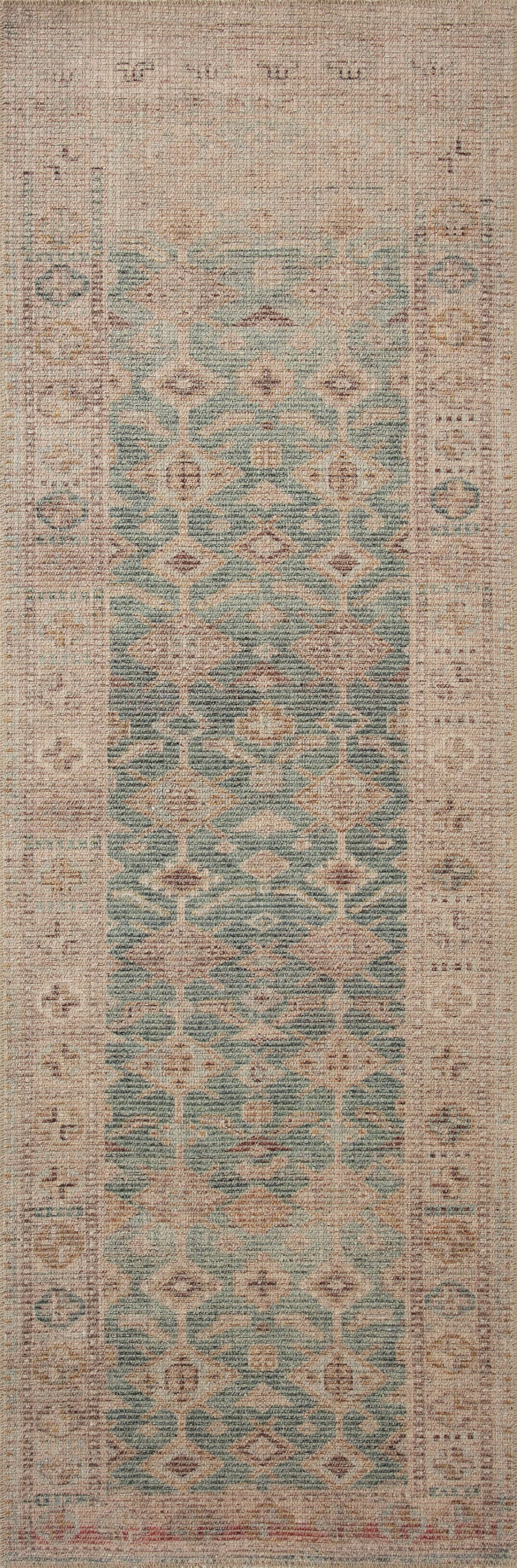 Aubrey Rug 02 | Aqua / Sand