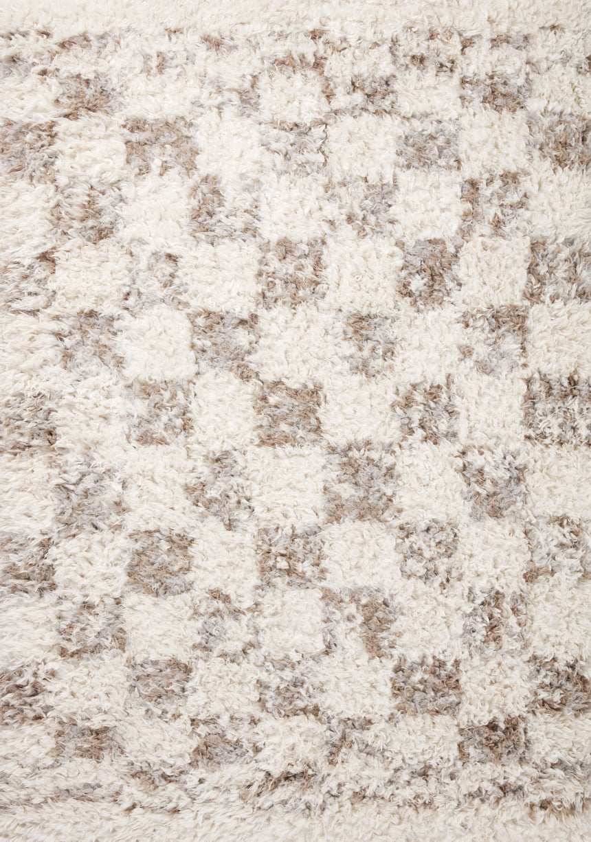 Amira Rug 05 | Ivory / Pebble