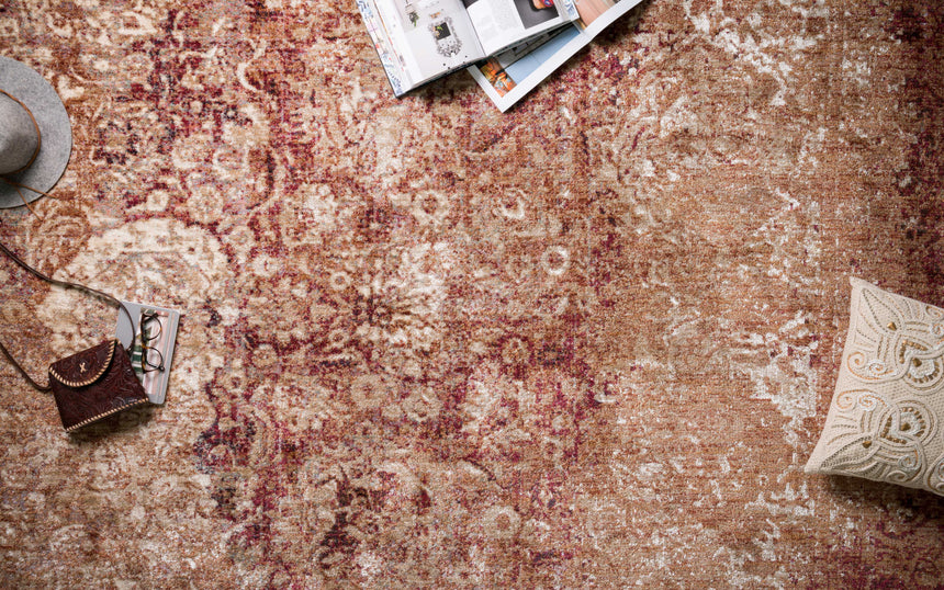 Anastasia Rug 18 | Copper / Ivory