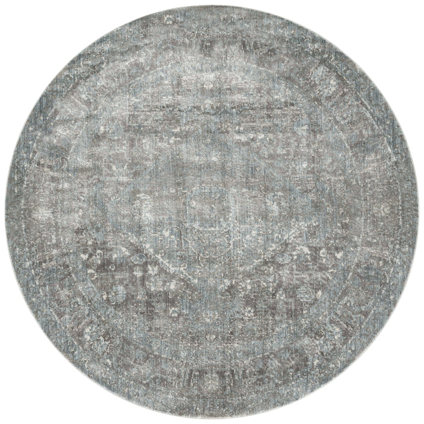 Anastasia Rug 22 | Stone / Blue