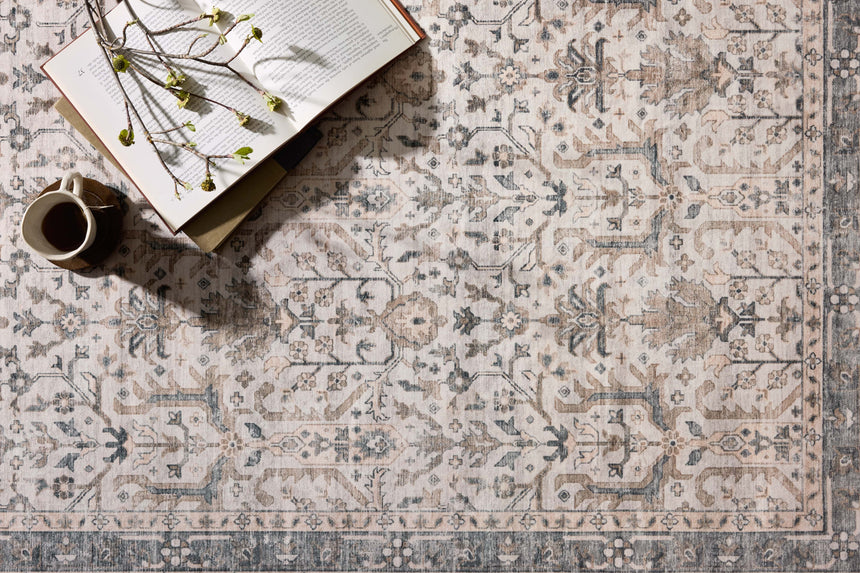 Anniston Rug 01 | Ivory / Stone