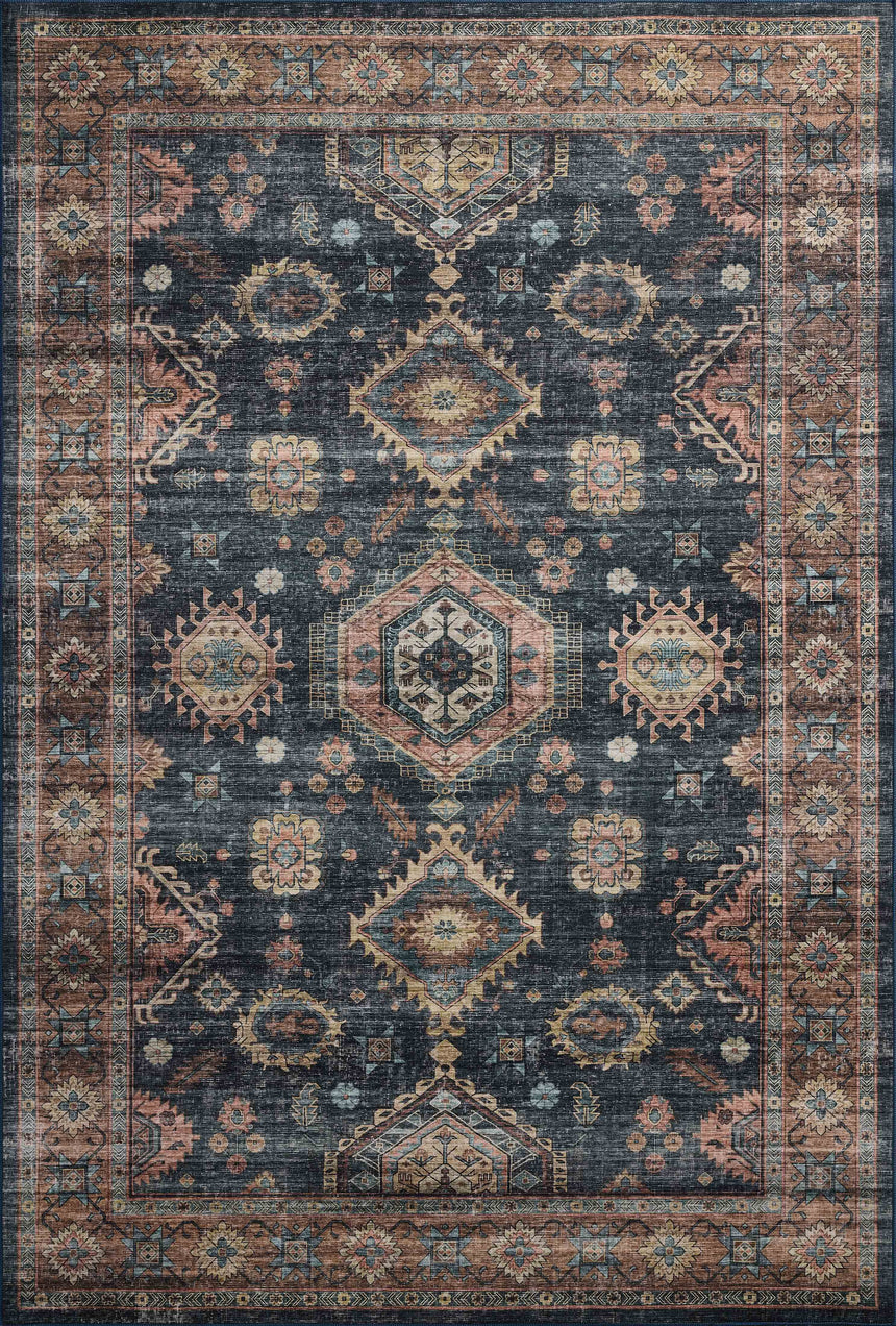 Anniston Rug 03 | Denim / Sunset