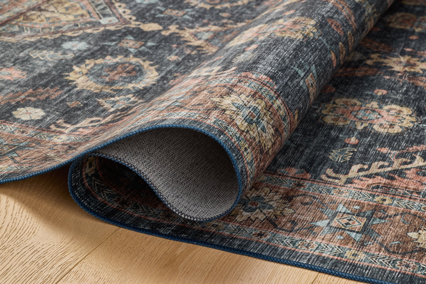 Anniston Rug 03 | Denim / Sunset