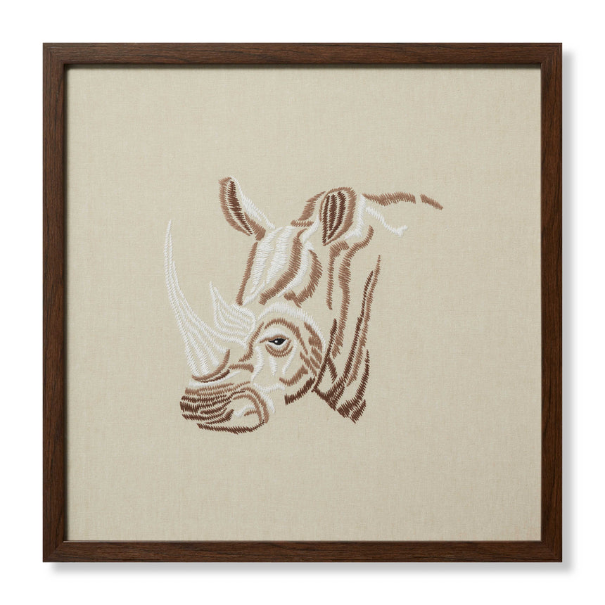 Black Rhino Wall Art