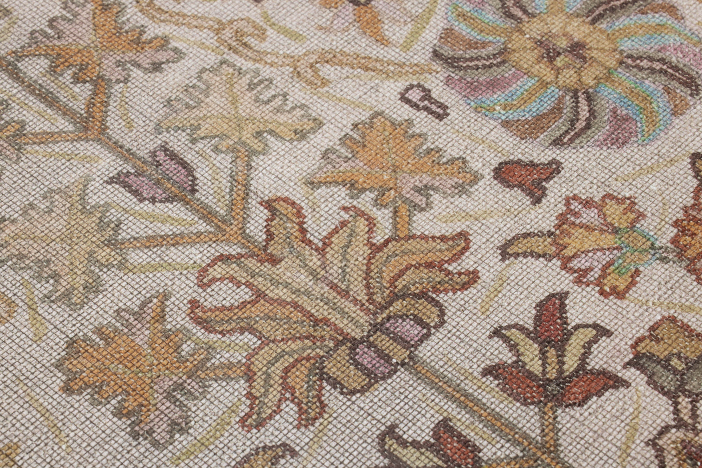 Rug Map Pastels Wall Art