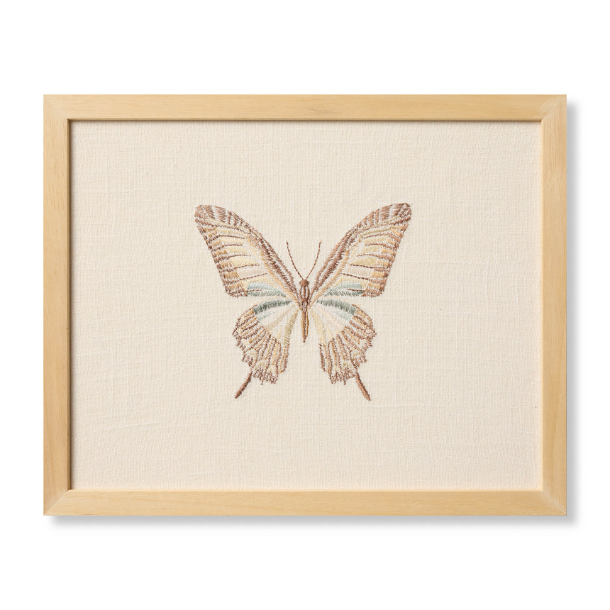 Butterfly Beige Wall Art