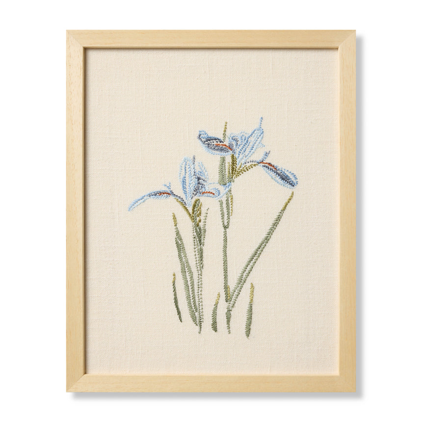 Iris Blue Wall Art