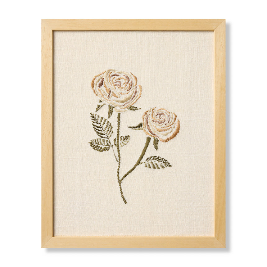 Rose Bud Beige Wall Art