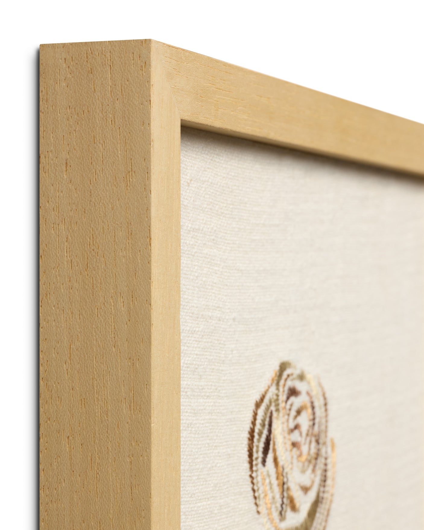 Rose Bud Beige Wall Art