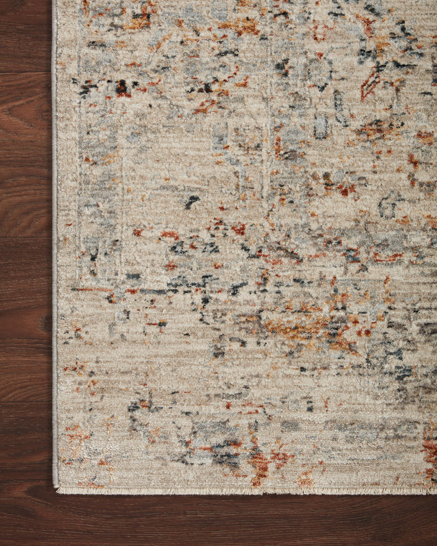 Axel Rug 02 | Silver / Spice