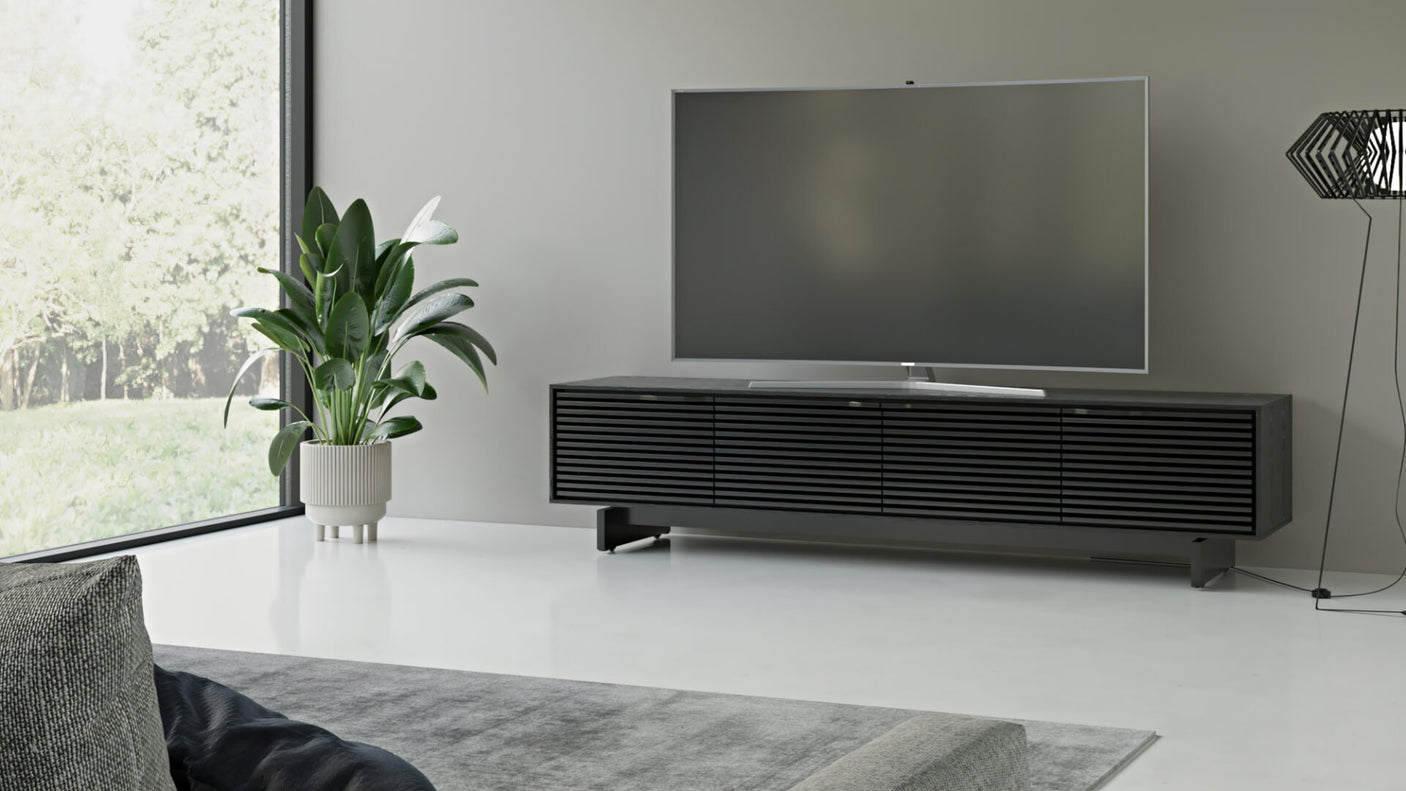 Align 7473 | Low 4 Door Media & Storage Console