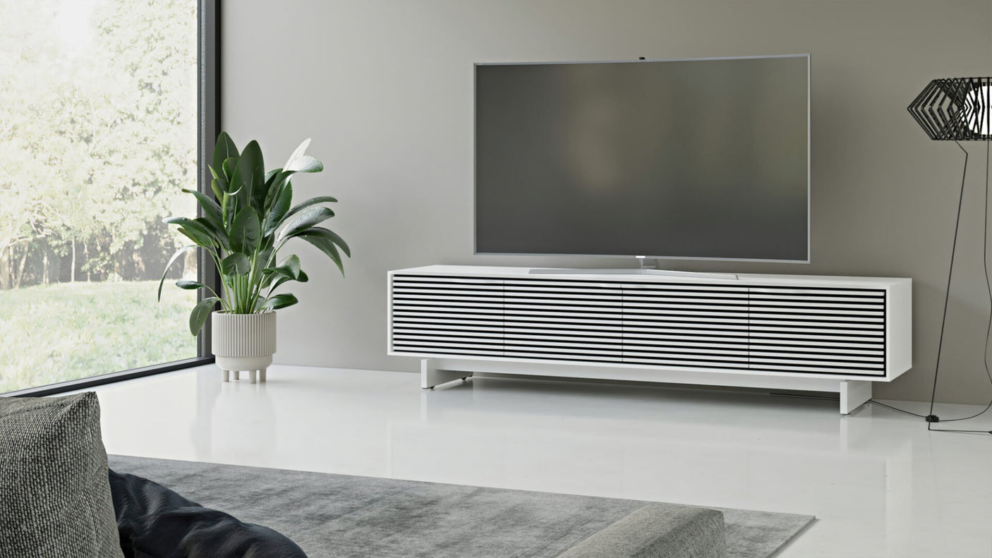 Align 7473 | Low 4 Door Media & Storage Console