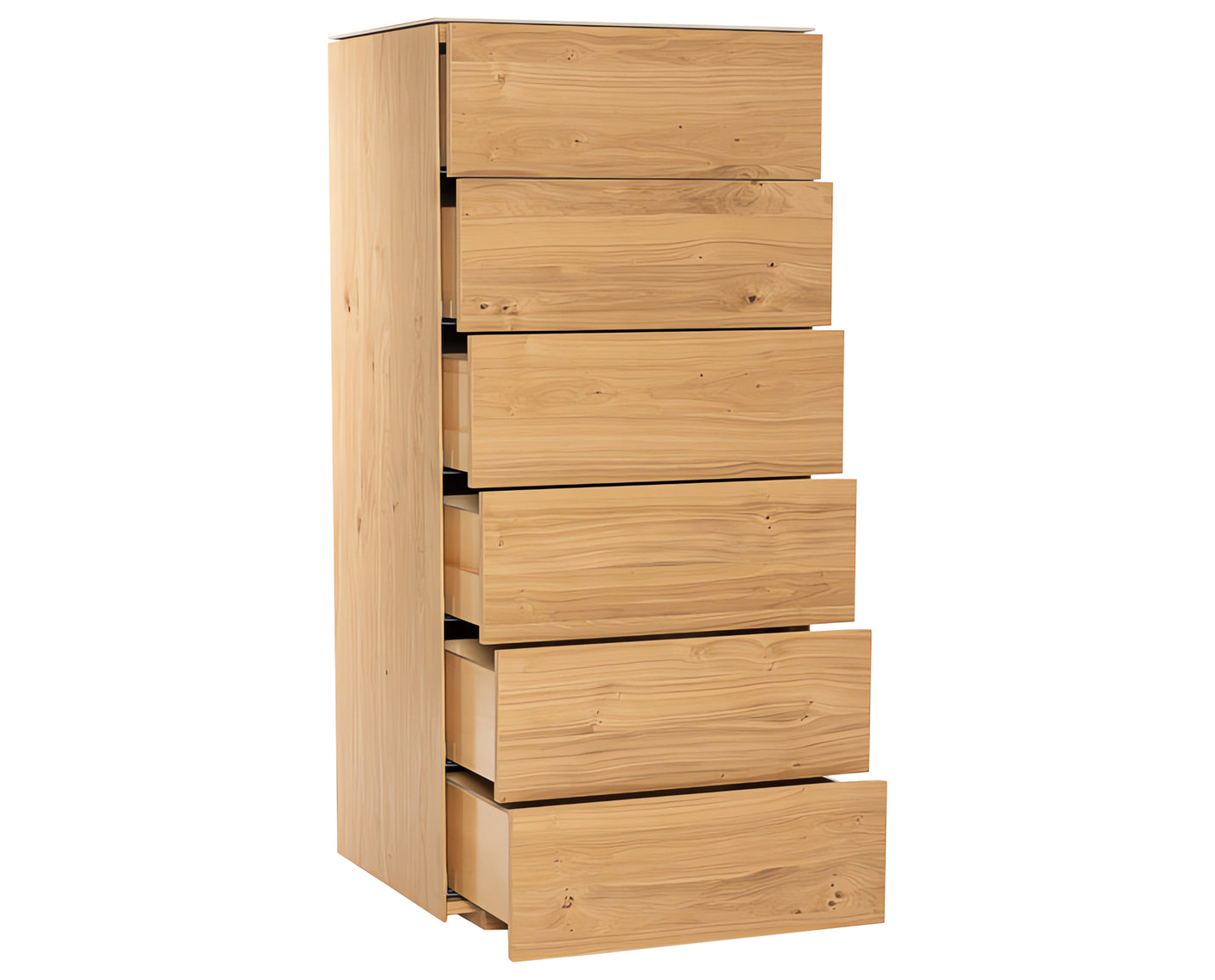 Rustic Oak with Porcelain | Mobican Avita Narrow Chest | Valley Ridge Furniture