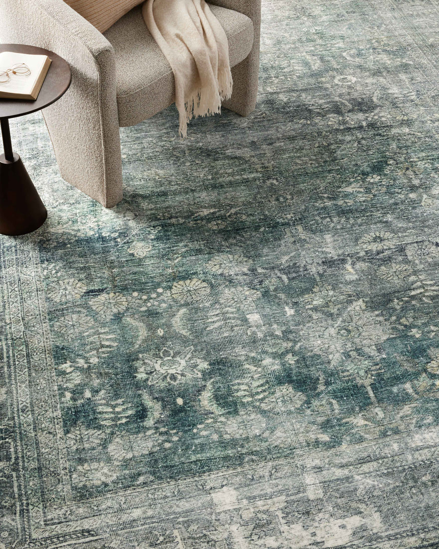 Banks Rug 03 | Blue / Lagoon