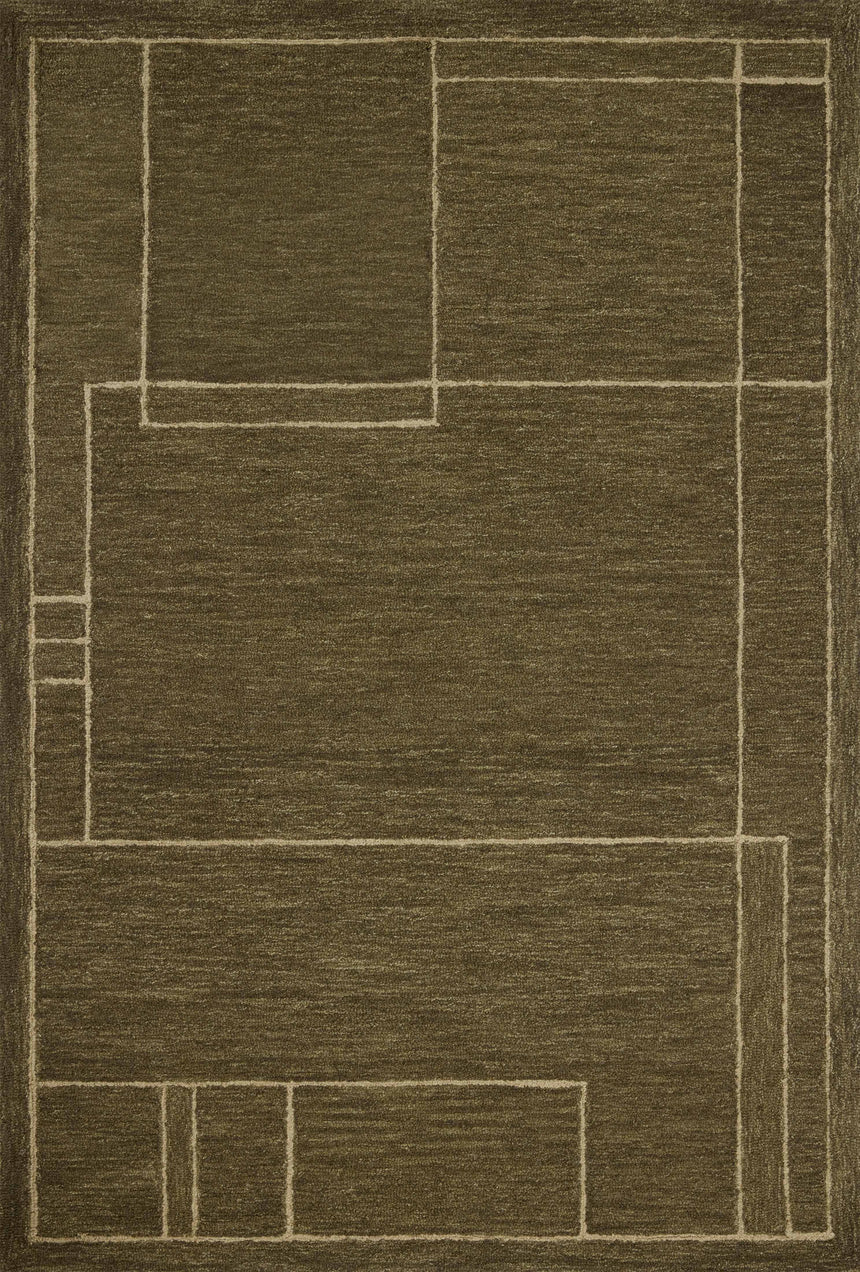 Barrow Rug 01 | Olive / Natural