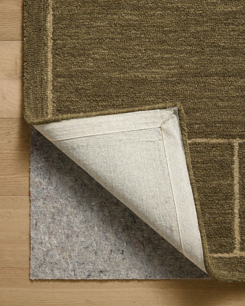 Barrow Rug 01 | Olive / Natural
