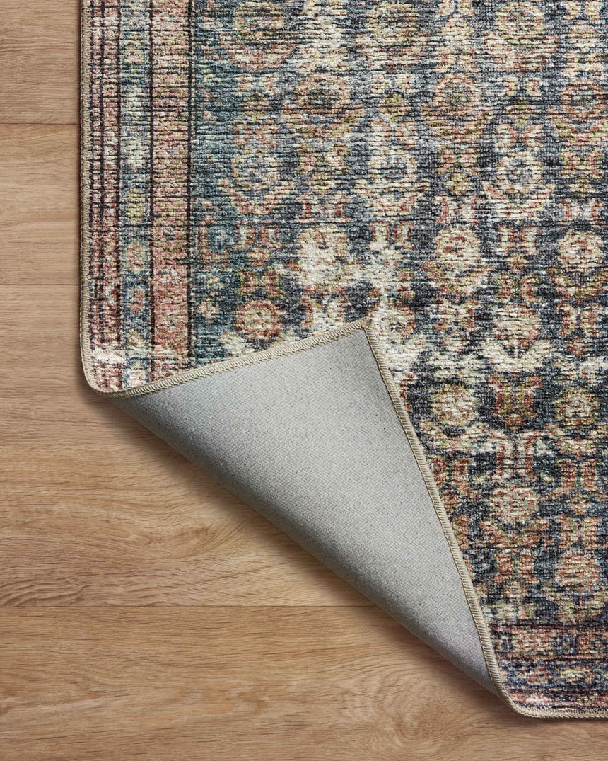 Billie Rug 02 | Ocean / Brick