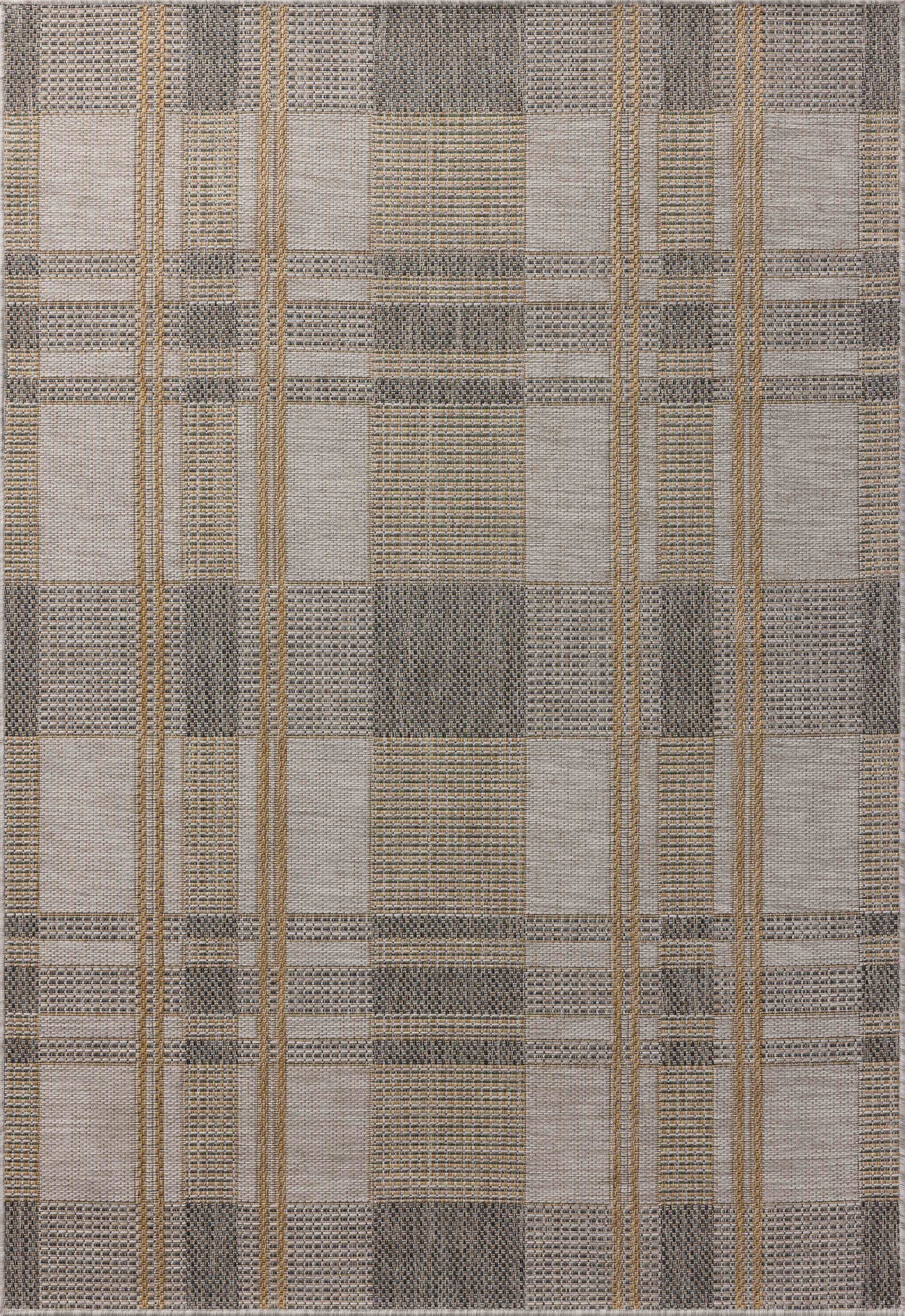 Birch Rug 05 | Bone / Gold
