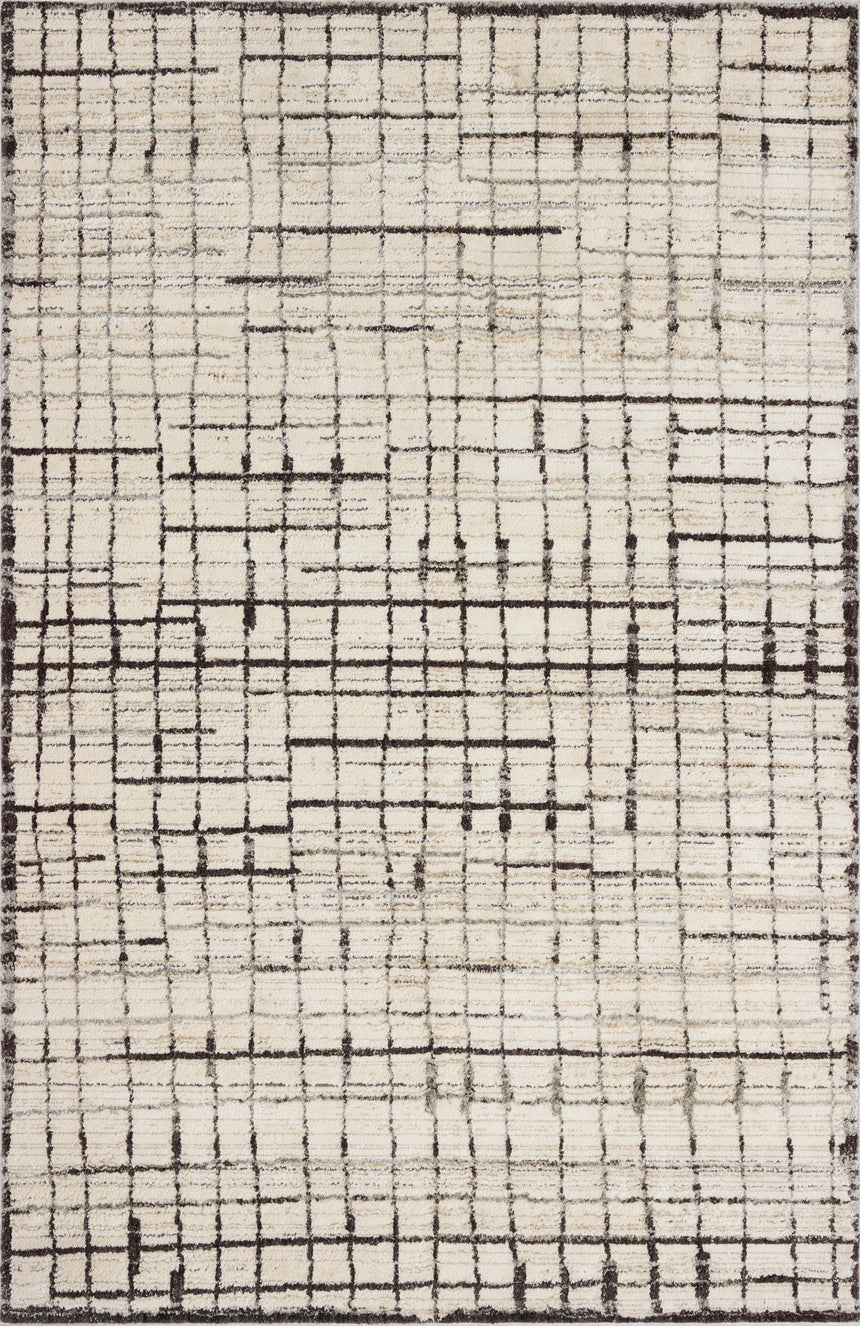 Bleecker Rug 01 | Ivory / Charcoal