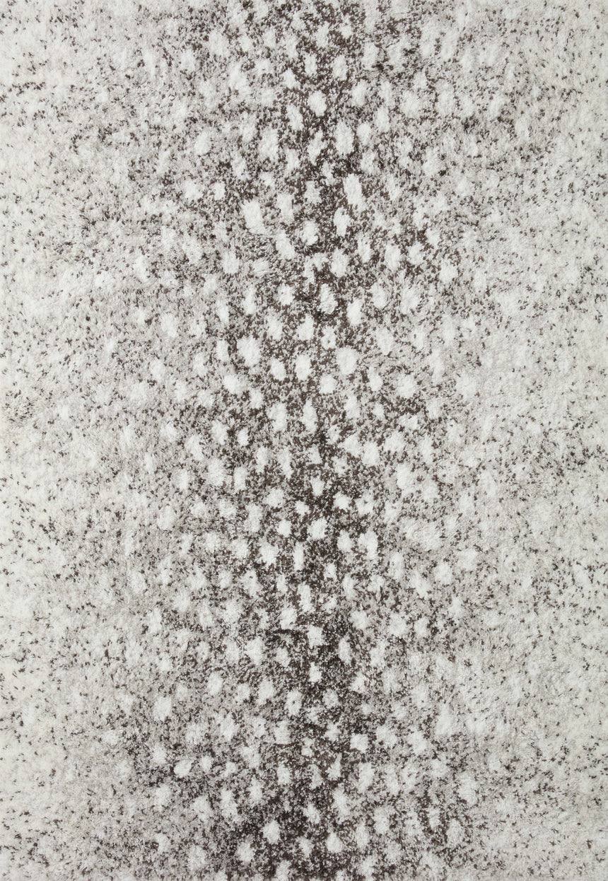 Bliss Shag Rug 01 | Grey / White