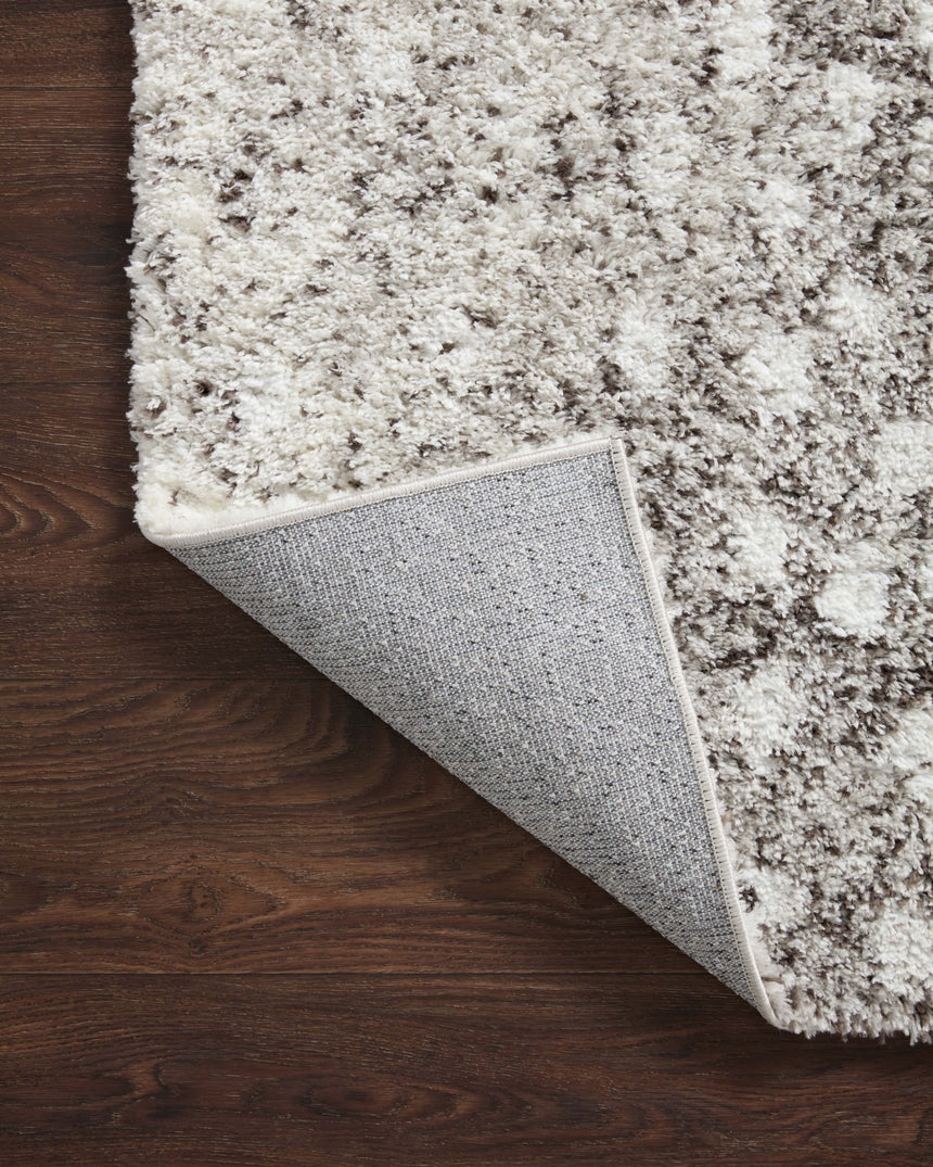 Bliss Shag Rug 01 | Grey / White