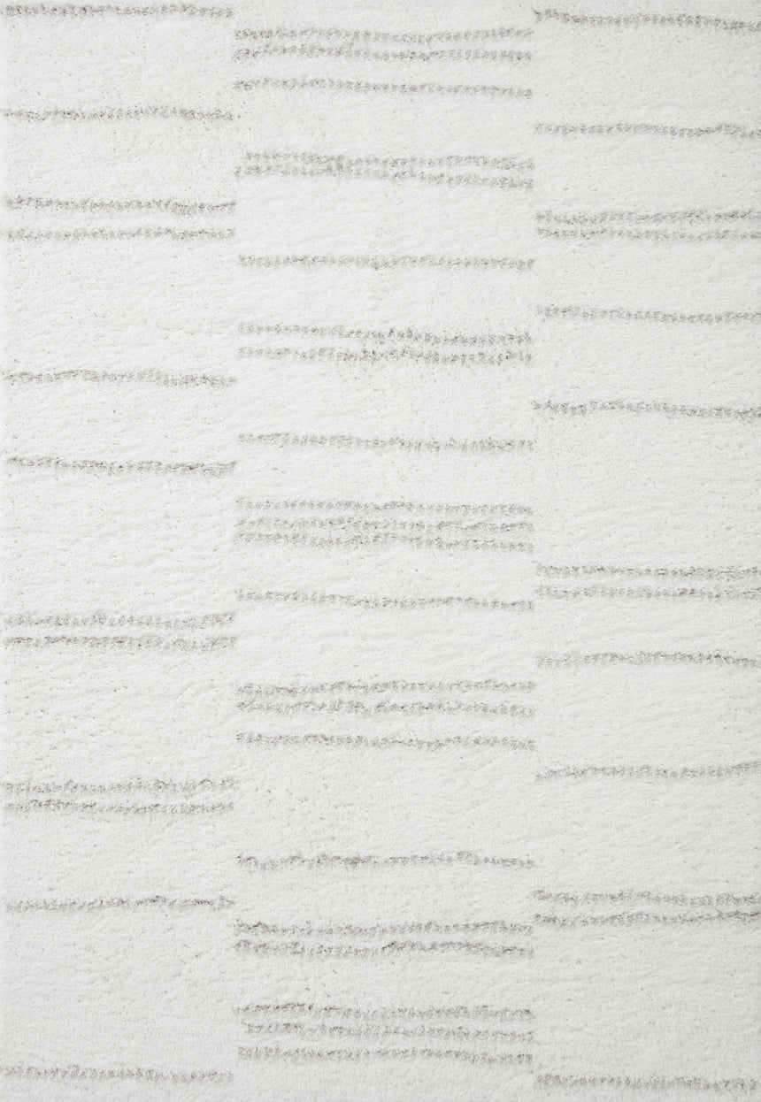Bliss Shag Rug 02 | White / Grey