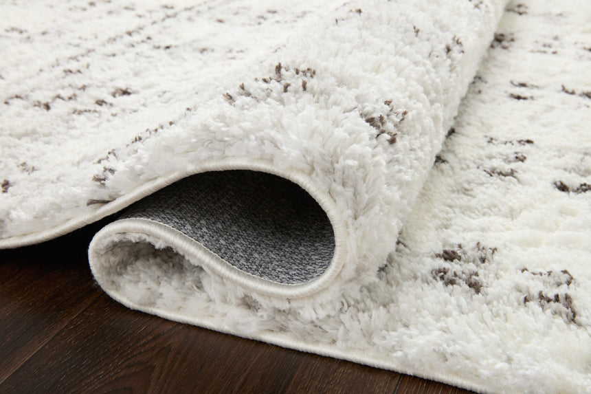 Bliss Shag Rug 03 | Cream / Grey