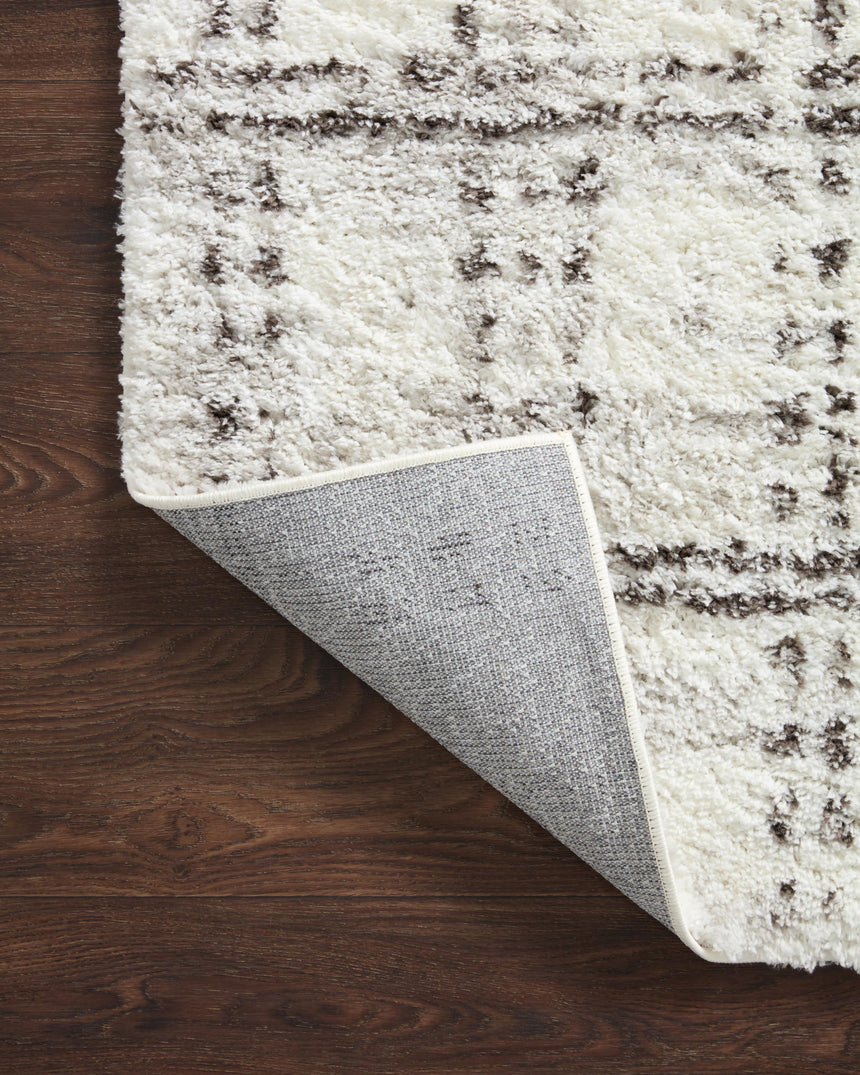 Bliss Shag Rug 03 | Cream / Grey