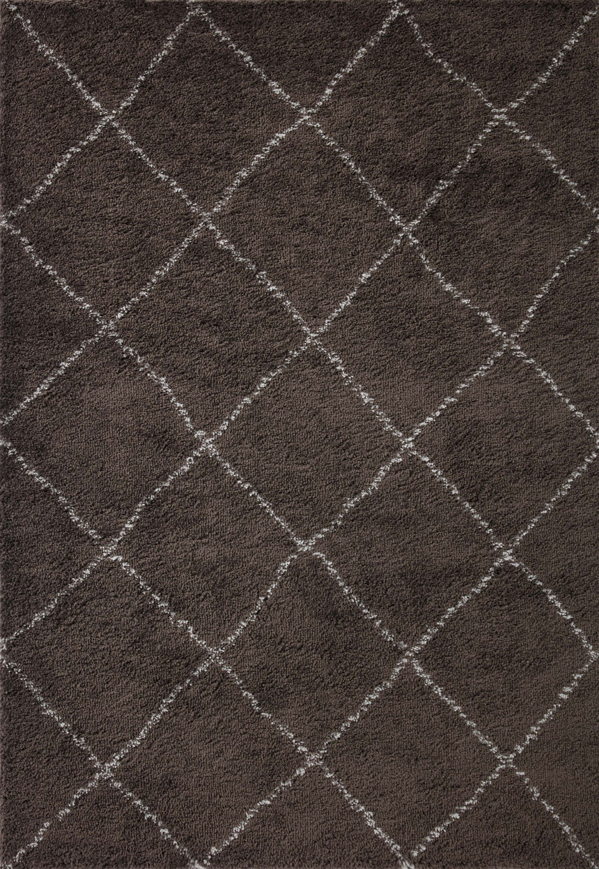 Bliss Shag Rug 04 | Bark / Grey