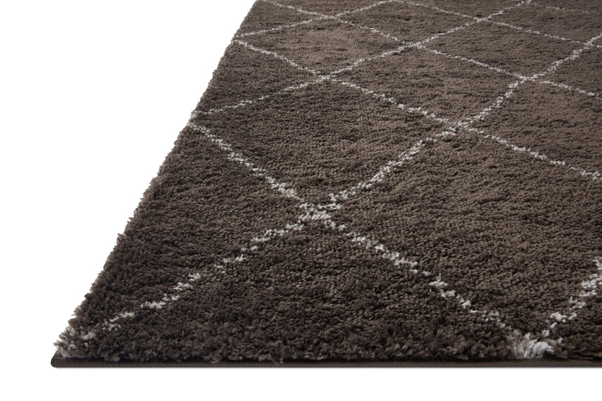 Bliss Shag Rug 04 | Bark / Grey