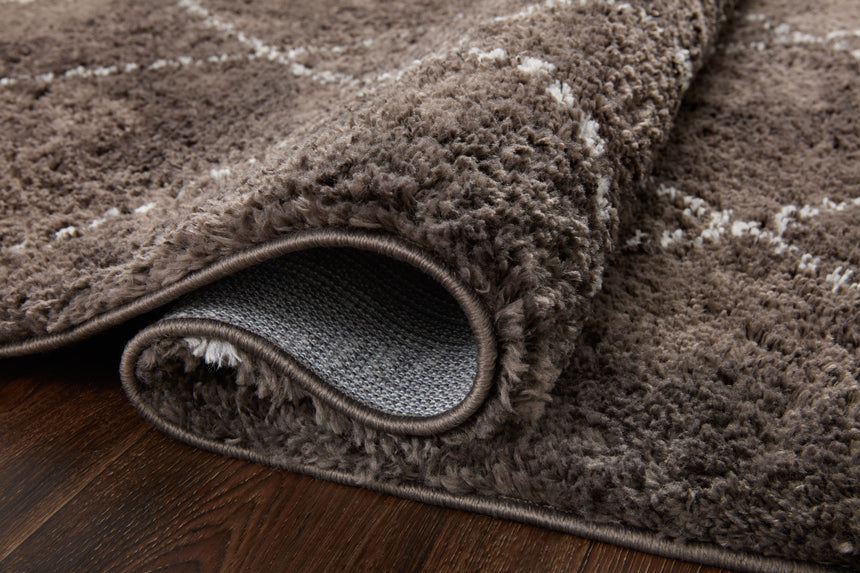 Bliss Shag Rug 04 | Bark / Grey