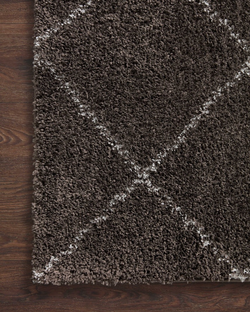 Bliss Shag Rug 04 | Bark / Grey