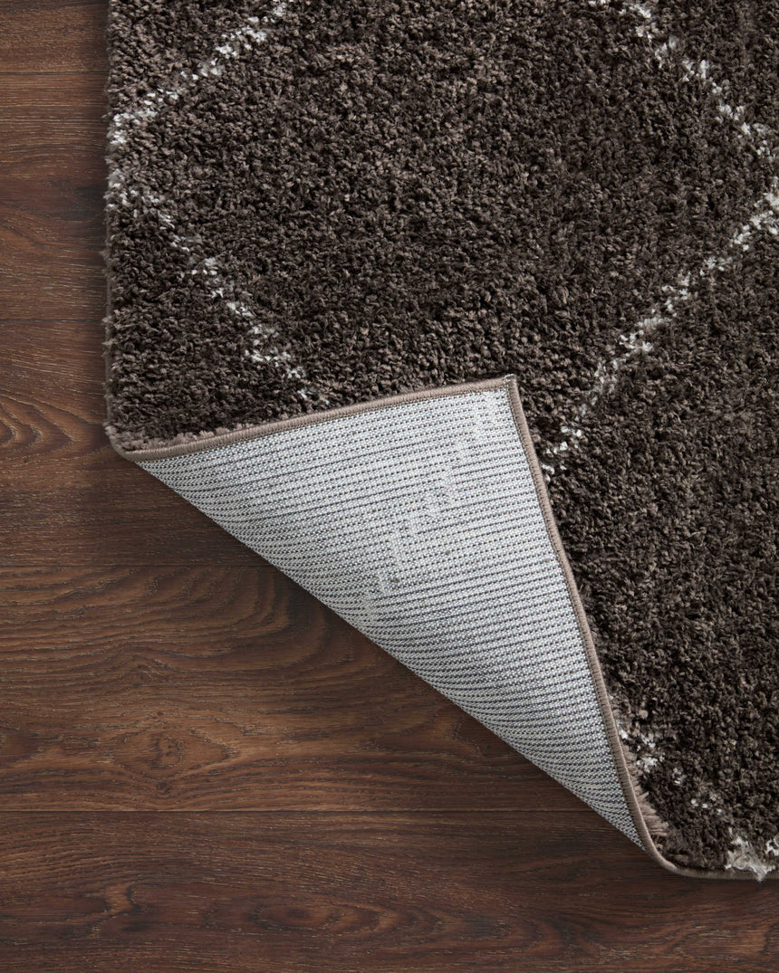 Bliss Shag Rug 04 | Bark / Grey