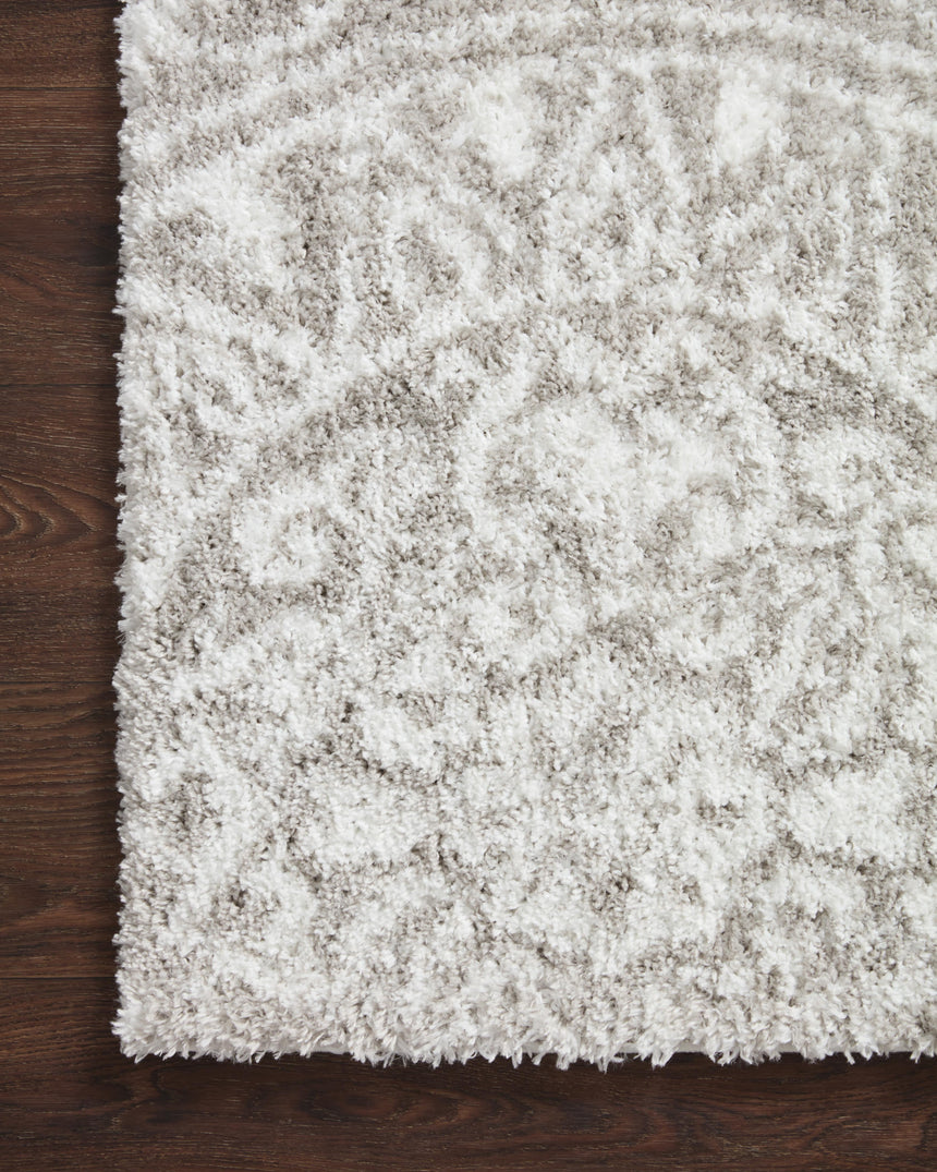 Bliss Shag Rug 06 | Grey / White
