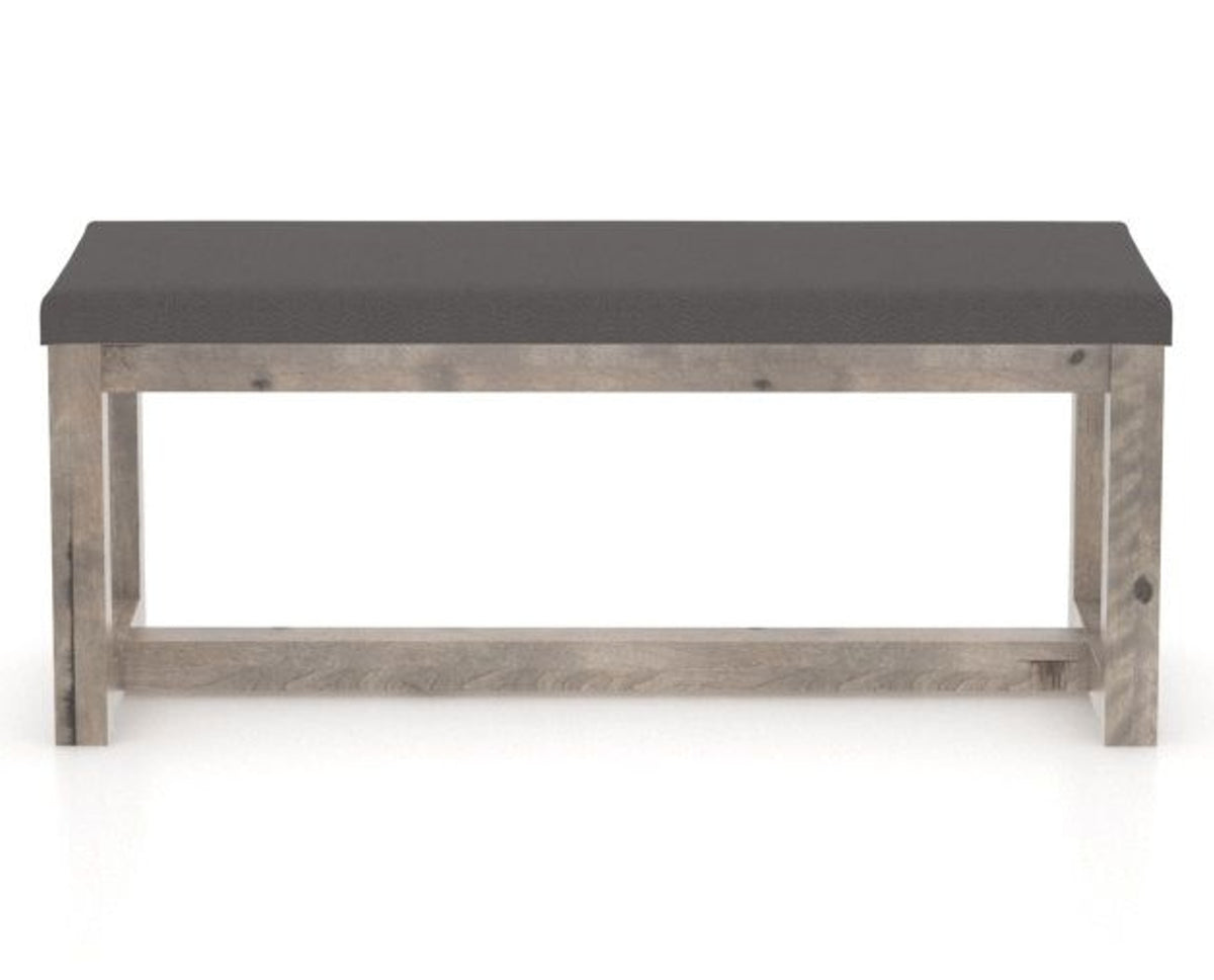 Canadel Loft Upholstered Bench 5070 in 46.5in Length, back view