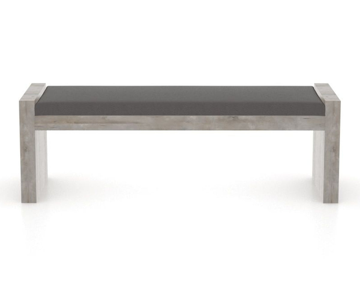 Canadel Loft Upholstered Bench 5073 in 56in Length, front view