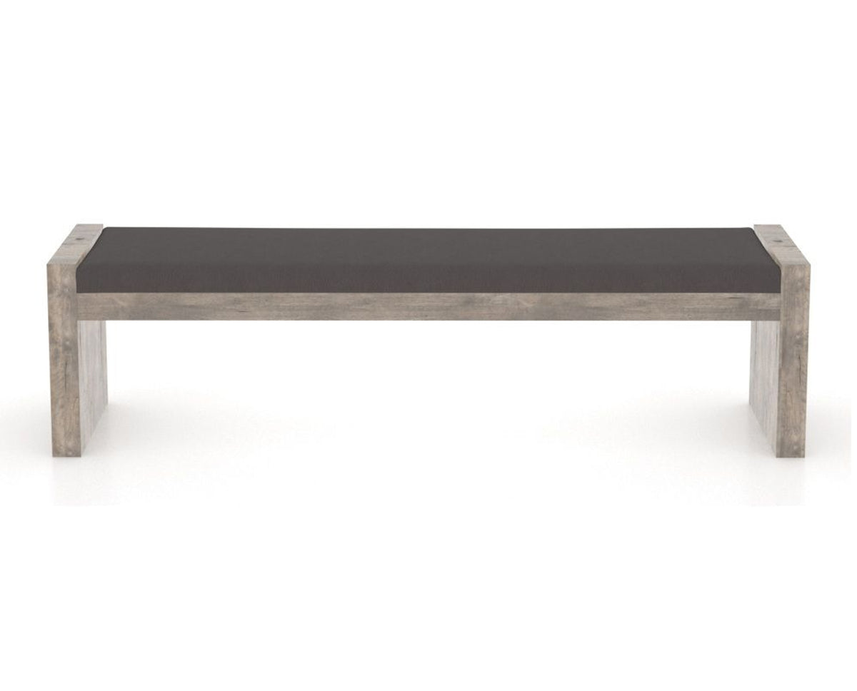 Canadel Loft Upholstered Bench 5073 in 70in Length, front view