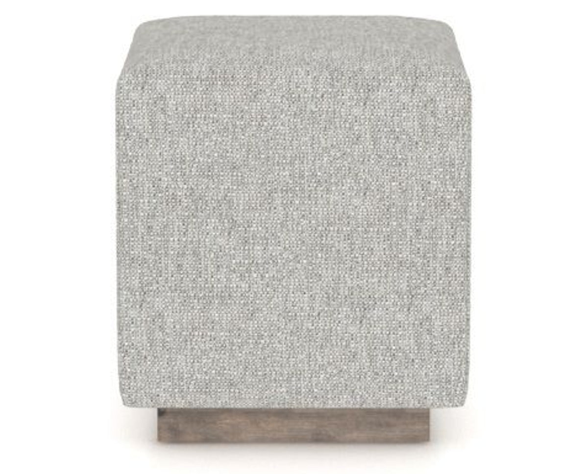 Canadel Loft Upholstered Bench 5169 in 7C Fabric and 08 Shadow, back view
